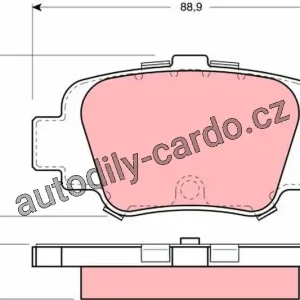 Akční Nabídka Sada brzdových destiček TRW GDB1060 - NISSAN MICRA
