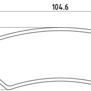Výhodná Nabídka Sada brzdových destiček BREMBO P10001 - CHEVROLET, DAEWOO
