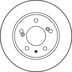 Aktuální Brzdový kotouč TRW DF1109 - FIAT