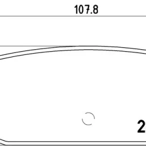 Autentický Sada brzdových destiček BREMBO P54011 - MITSUBISHI