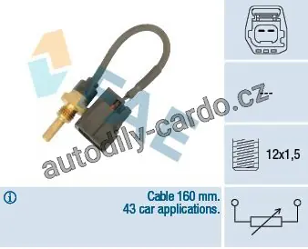 Objednat Nyní Snímač, teplota chladiva FAE 32425