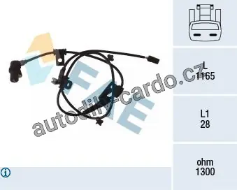 Snímač počtu otáček kol FAE 78078 Top Prodej