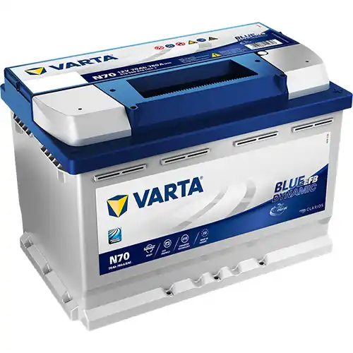Autobaterie VARTA Blue Dynamic 70AH/760A (570500076) Pouze Dnes