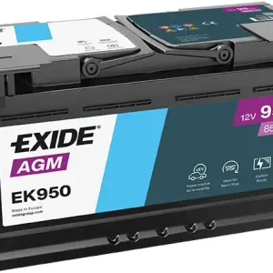 Novinka Autobaterie EXIDE EK950 95AH 850A 253x175x190