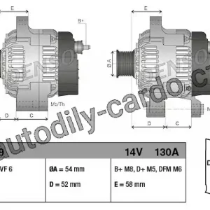 Alternátor DENSO (DE DAN1009) Cenová Bomba