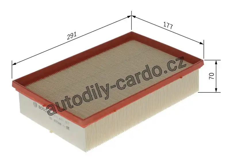 Zlevněný Vzduchový filtr BOSCH (BO F026400287)
