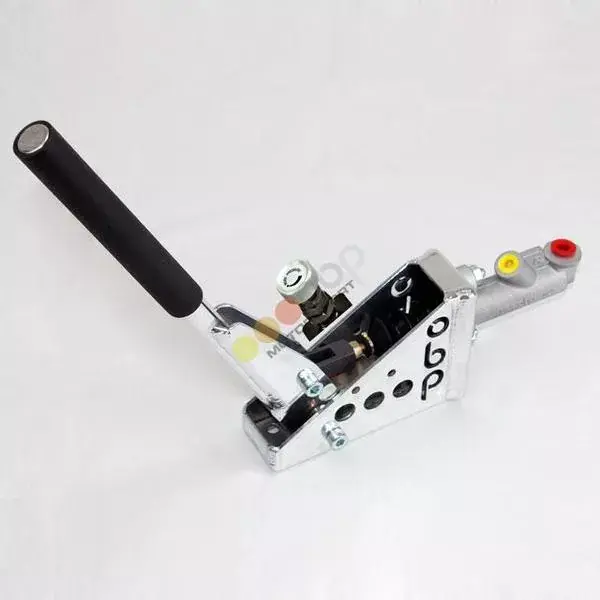 Výprodej Hydraulická ruční brzda OBP Pro-Spec - úhel 45° - kulatá (s brzd. válcem a regulátorem)