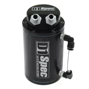 Oil catch tank D1 Spec - 2x vývod - objem 0,5l - černý Nová Kolekce