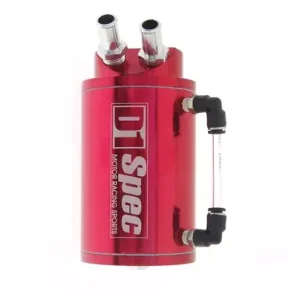 Oil catch tank D1 Spec - 2x vývod - objem 0,5l - červený Top Prodej