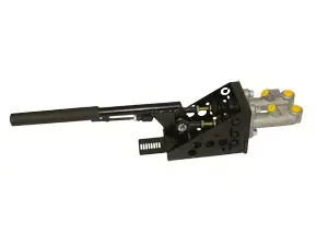 Akce Hydraulická ruční brzda OBP - horizontální - kulatá s aretací (s dvojitým brzd. válcem)