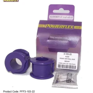 Nízká Cena Silentbloky Powerflex Audi 80 / 90 Avant (73-96) Front Anti Roll Bar Mount 22mm (2)