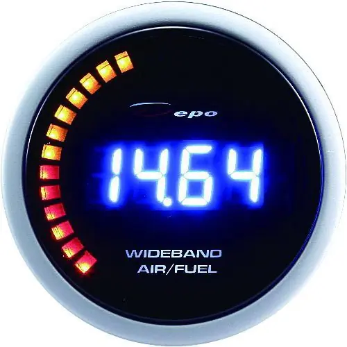 Akční Cena Přídavný budík Depo Racing Digital Combo - wideband kit (širokopásmová lambda sonda) + 0-5v výstup