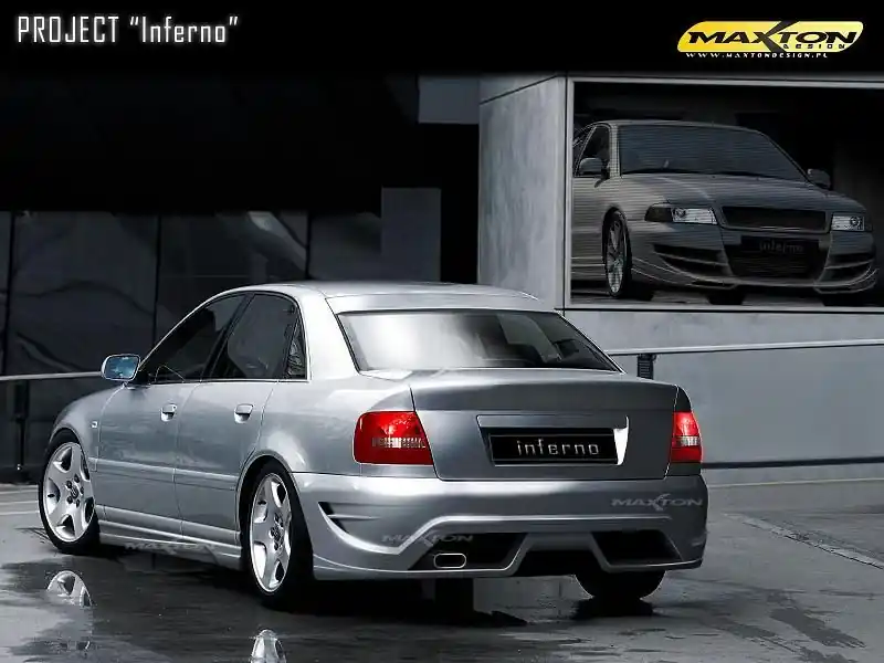 Akční Cena Zadní nárazník AUDI A4 B5 sedan - INFERNO