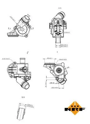 Akční Nabídka Termostat, chladivo NRF 725028