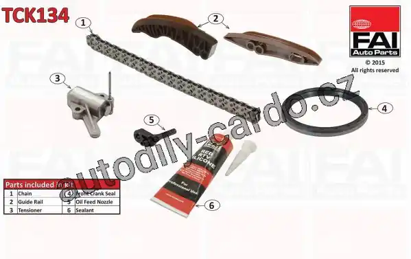 Akční Nabídka Sada rozvodového řetězu FAI AutoParts TCK134