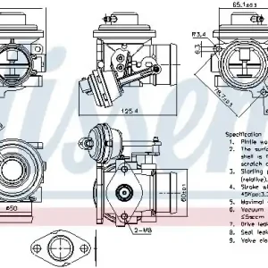 Koupit Online EGR Ventil NISSENS 98303