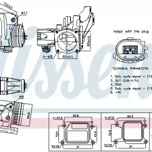 AGR-Ventil NISSENS 98387 Finální Výprodej