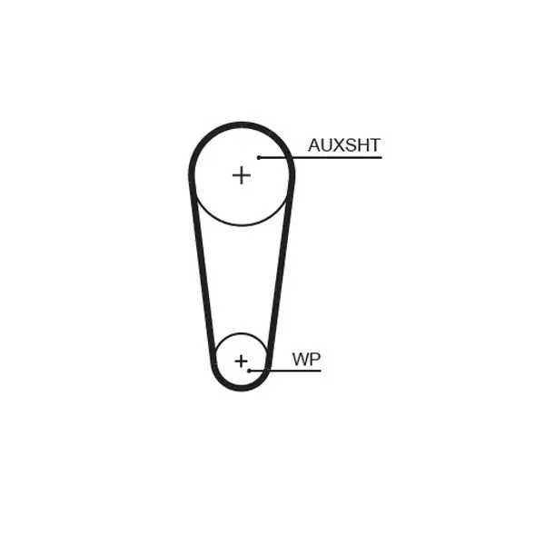 Aktuální Sada rozvodového řemene s vodní pumpou GATES KP1TH15680XS-2