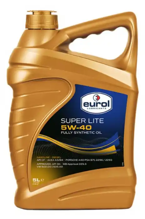 Nízká Cena Eurol Super Lite 5W-40 A3/B4 5L