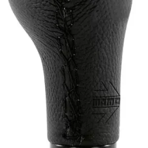 Řadící páka Momo Anatomico - černá kůže - dlouhá Speciální Cena