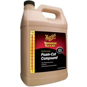 Oblíbený Meguiar's Foam-Cut Compound - extrémně účinná profesionální korekční a lešticí pasta s technologií super-mikroabraziv, 3,78 l