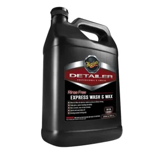 Nová Kolekce Meguiar's Rinse Free Express Wash & Wax, 3,78 l - profesionální přípravek pro mytí bez vody, s voskem na bázi syntetických polymerů