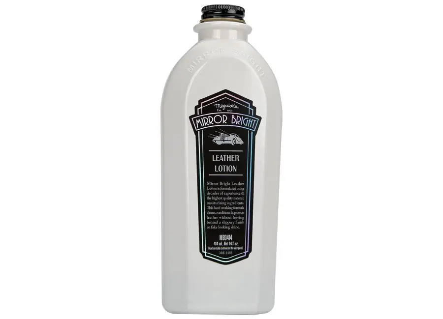 Meguiar's Mirror Bright Leather Lotion - čistič, výživa a kondicionér na kůži, 414 ml Vysoce Kvalitní