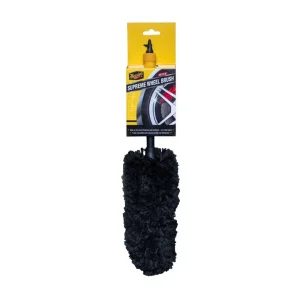 Meguiar's Supreme Wheel Brush - Medium - luxusní mikrovláknový kartáč na kola, střední, 35 cm Výhodná Nabídka