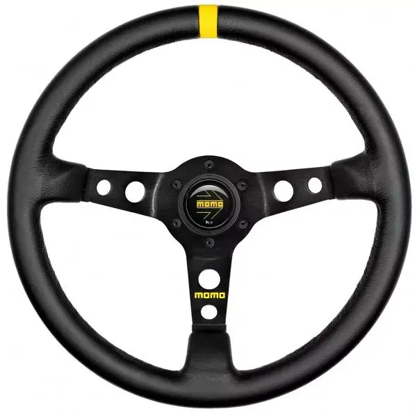 Koupit Online Volant Momo Modell 07 350mm - černý/černý - kůže