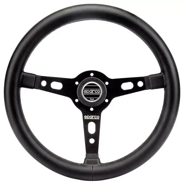 Volant Sparco Targa 350 350mm - černý/černý - kůže Top Prodej