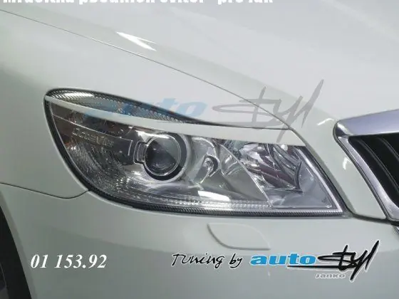 Horká Nabídka Mračítka předních světel - pro lak, Škoda Octavia II facelift