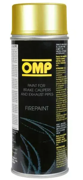 Žáruvzdorná barva OMP Firepaint zlatá - 400ml Hit Sezóny