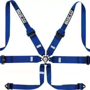Doprava Zdarma Bezpečnostní pás Sparco Pro Racer 04818RHAL1 3/2" 6-bodový modrý - karabina (FIA homologace)