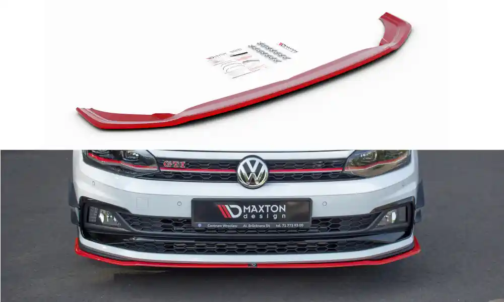 Objednat Nyní Spoiler pod přední nárazník V.2 VW POLO MK6 GTI