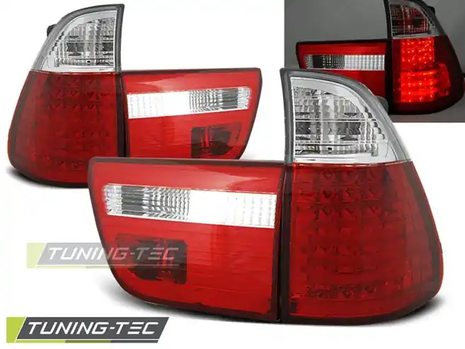 Výprodej Zadní led světla BMW X5 E53 09/99-10/03 červená bílá