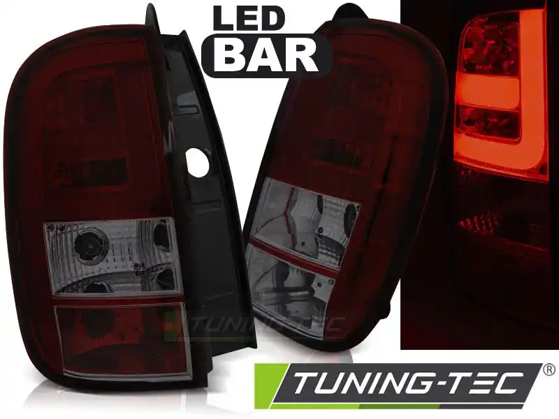 Objednat Nyní Zadní led světla Dacia Duster 04/10- led bar červená kouřová