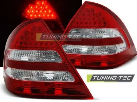 Zadní led světla Mercedes C-CLASS W203 sedan 04-07 červená bílá led Nová Kolekce