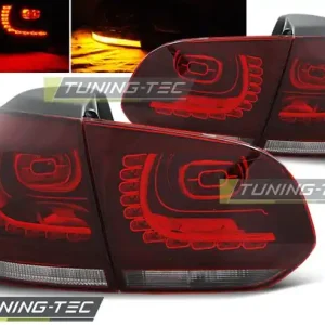 Zadní led světla VW Golf 6 10/08-12 červená bílá led Značkový