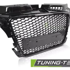 Přední maska GLOSSY BLACK PDC AUDI A3 8P 08-12 Vrácení Zdarma