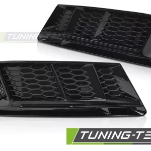 Levný Mlhová světla COVER GLOSSY BLACK AUDI A4 B9 15-19