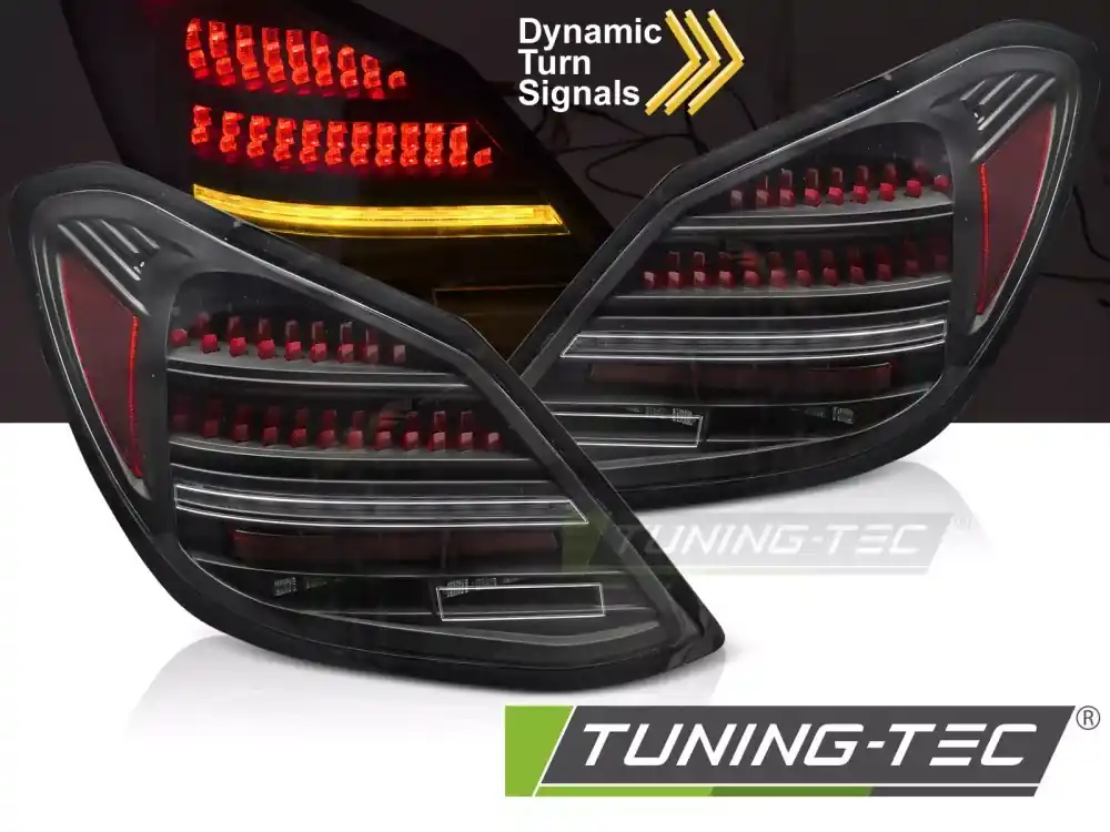 Nová Kolekce LED TAIL LIGHTS BLACK RED SEQ MERCEDES C-CLASS W205 14-21