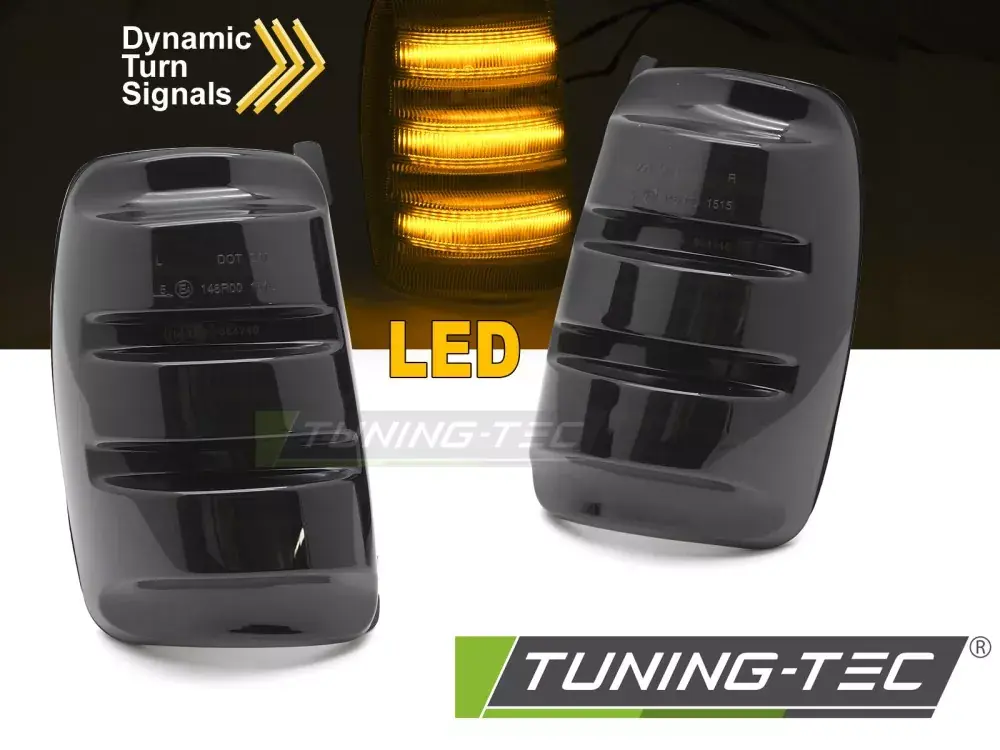 Poslední Šance SIDE DIRECTION IN THE MIRROR SMOKE LED SEQ fits FORD TRANSIT 13-