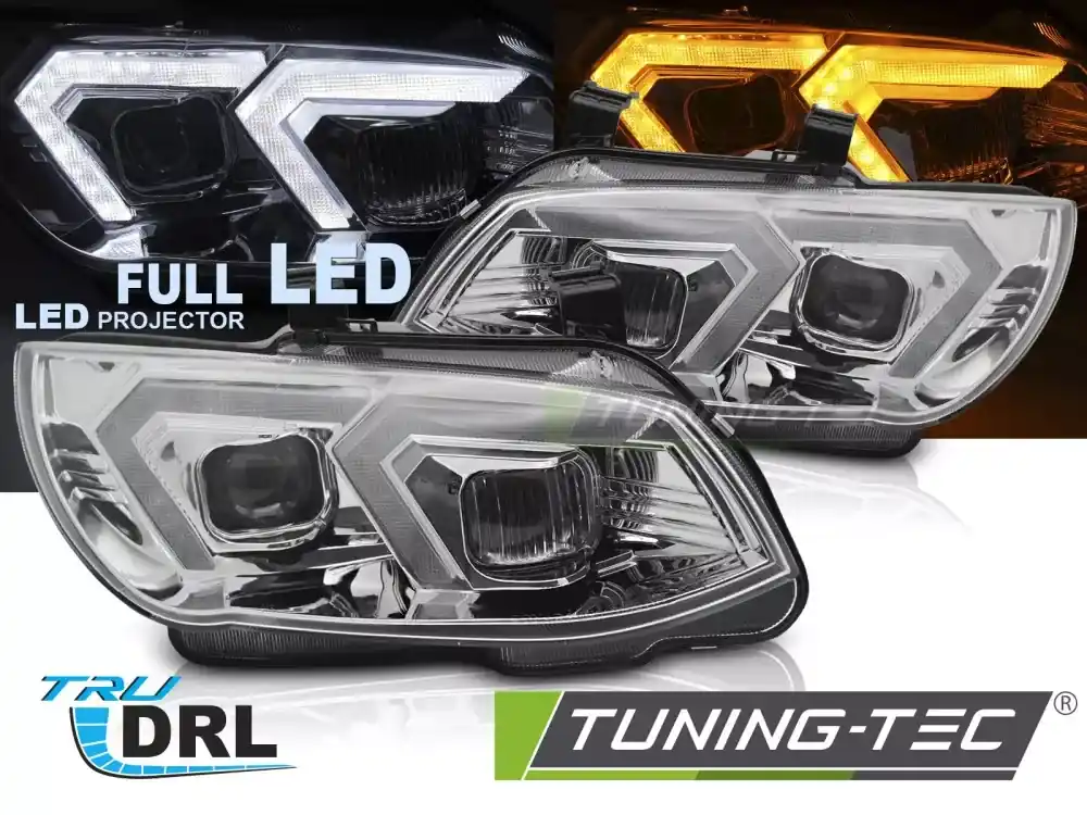 Přímo Od Výrobce CHROMOVANÉ PLNÉ LED SVĚTLOMETY PRO BMW E92 / E93 LCI 10-13