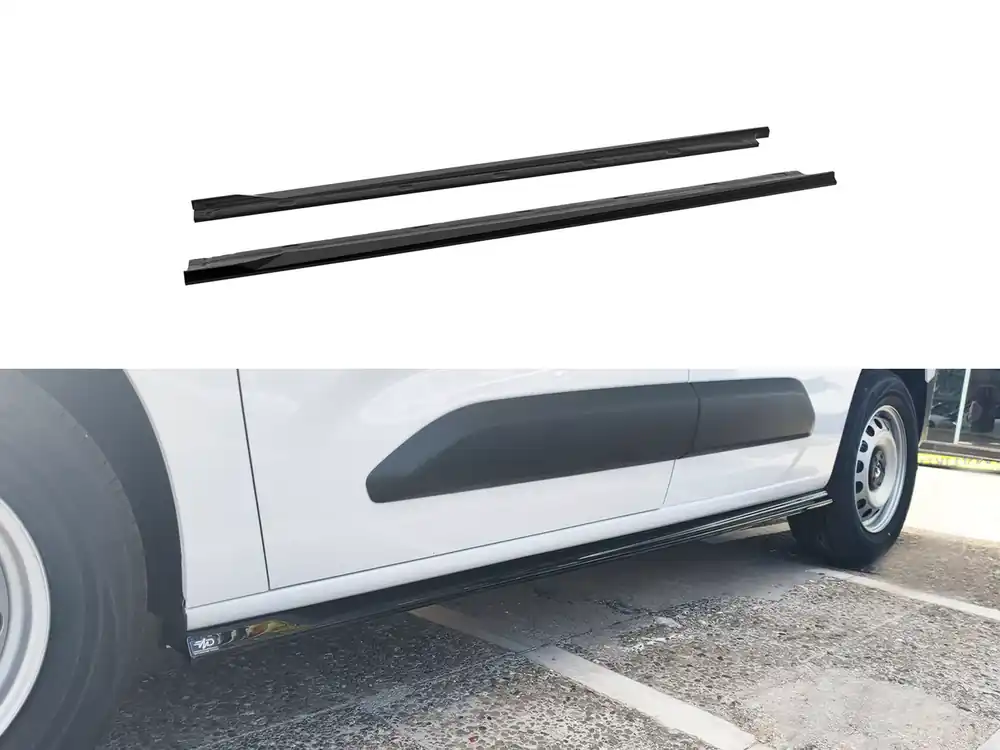 Kryty prahů Extensions Citroen Berlingo L1 Mk3 / Peugeot Partner L1 Mk3 / Opel Combo E L1 Tovární Cena