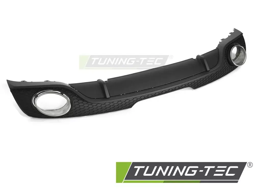 Ihned K Objednání DIFFUSOR TWIN OUTLET MATT BLACK SPORT STYLE fits AUDI TT 8J 06-14