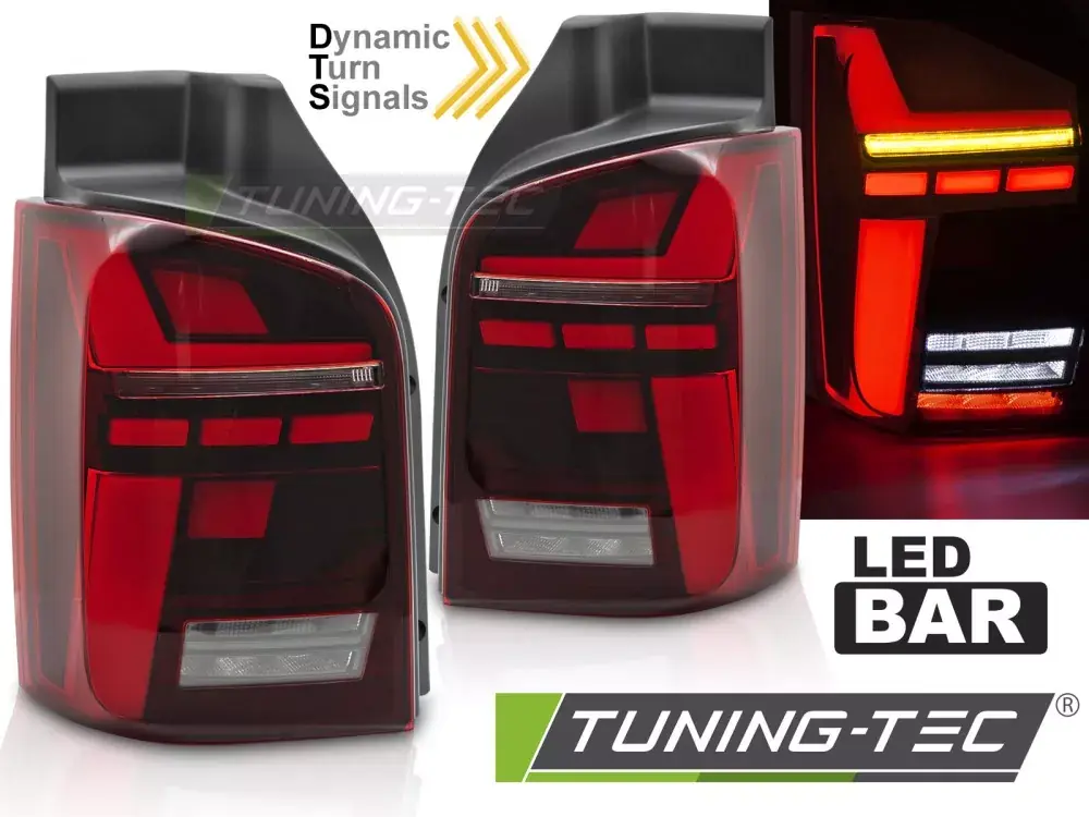 LED BAR TAIL LIGHTS RED SEQ fits VW T5 04.03-09 / 10-15 Koupit Online