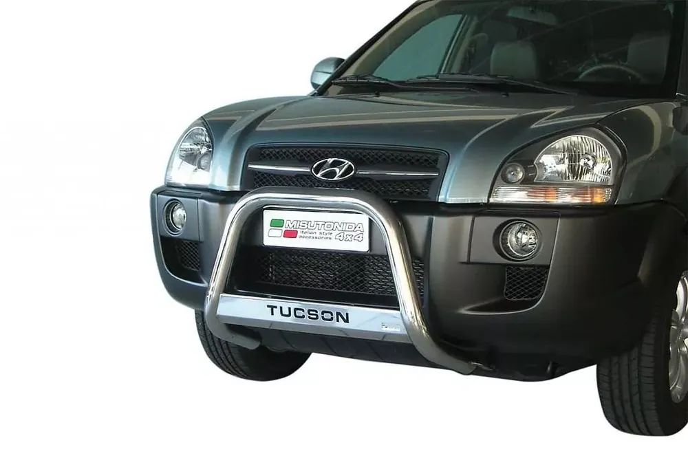 Značkový Přední ochranný nerez rám HYUNDAI Tucson 2004/2014