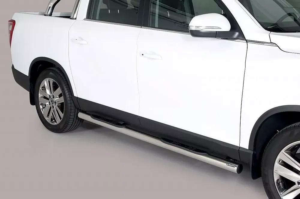 Nerez boční nášlapy SSANGYONG Musso 2018- průměr 76 Cenová Bomba